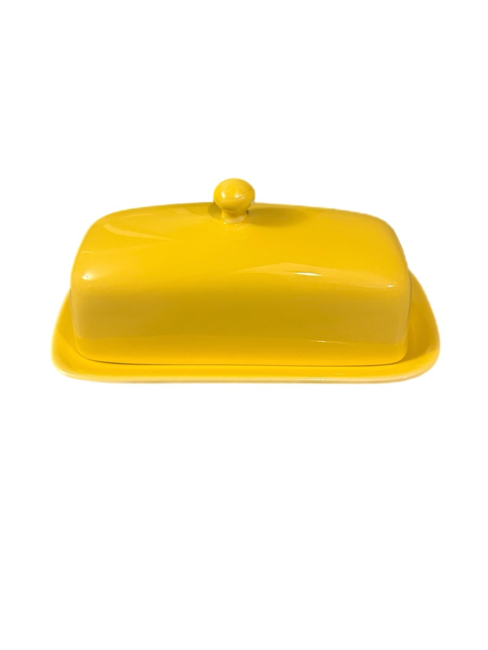 Now Designs Lemon Yellow Butter Dish
